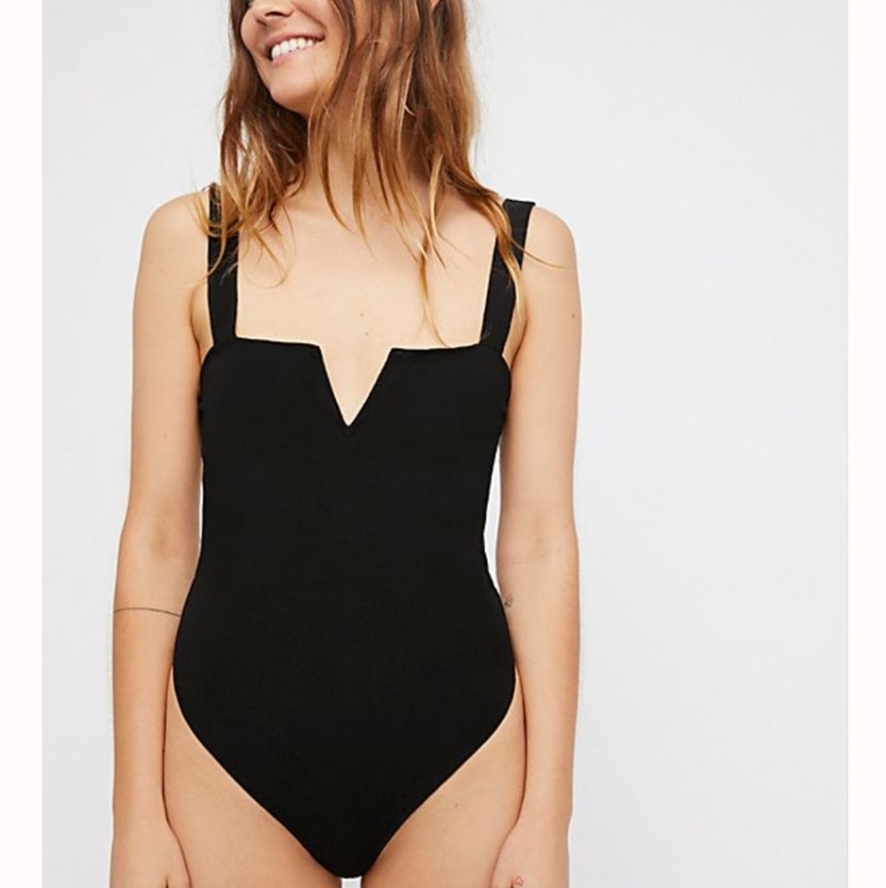 Free people Pippa V-wire bodysuit sz Small